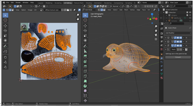 zeehond dier zeehond zeeleeuw 3D-model