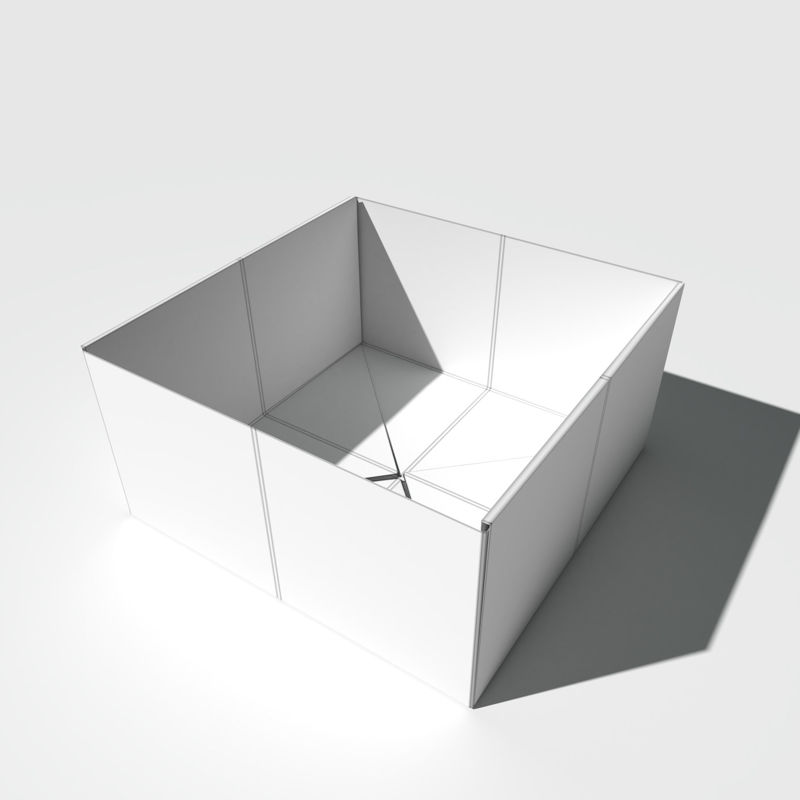 اوريغامي بوكس نموذج ثلاثي الأبعاد