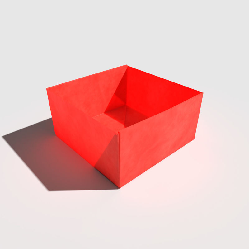 Origami Box modello 3d