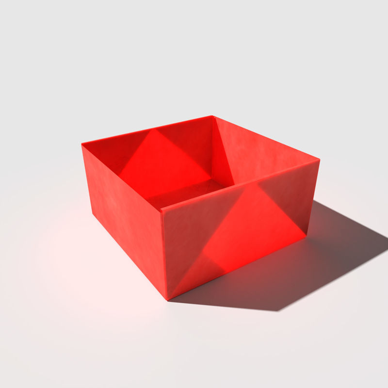 اوريغامي بوكس نموذج ثلاثي الأبعاد