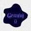 Gemini zodiac sign Vector hand lettering