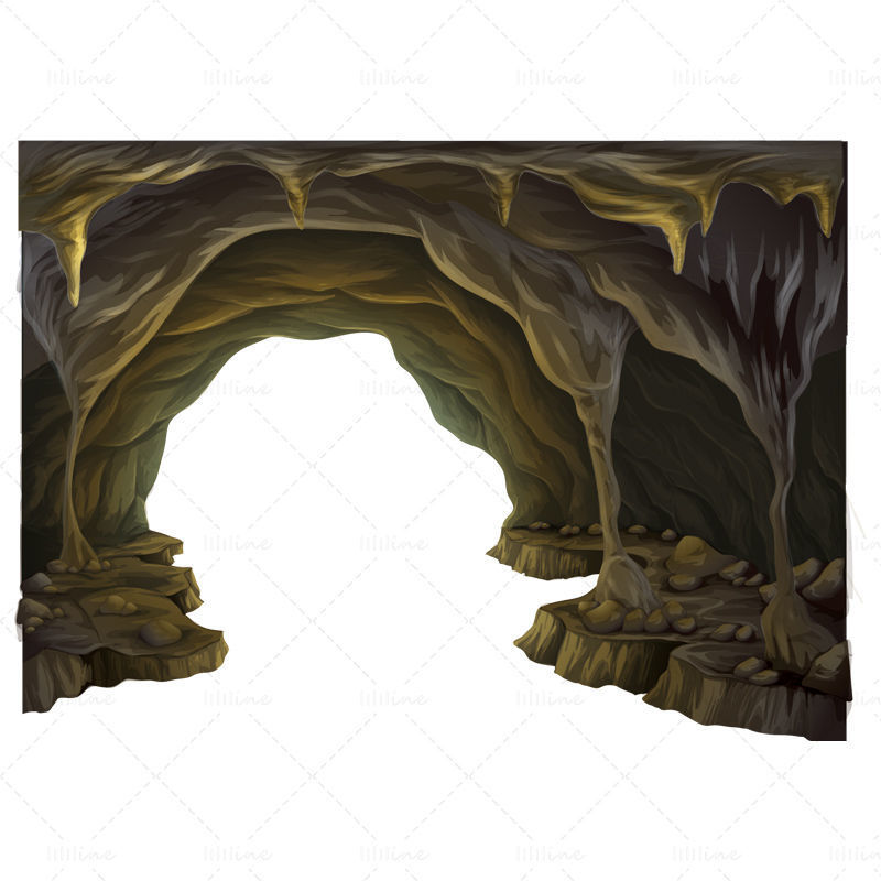 Grotte de vecteur