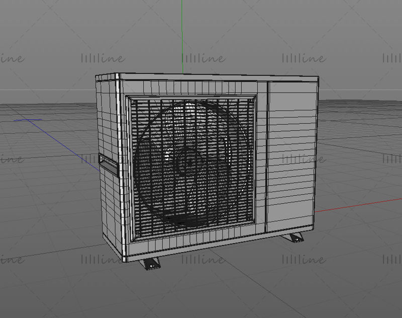 Airconditioner 3D-model