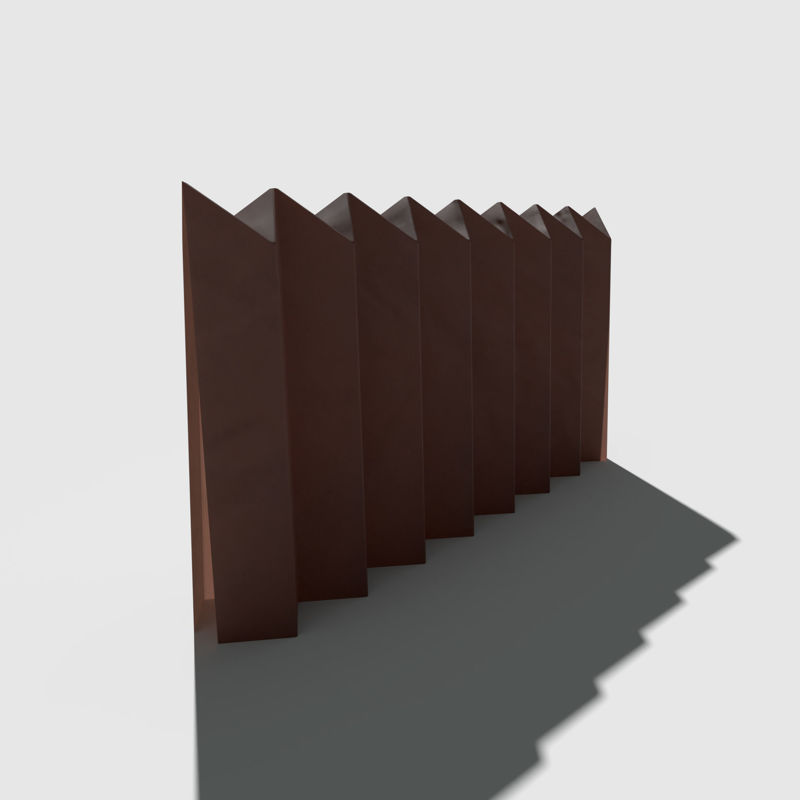 3D model Origami Fence