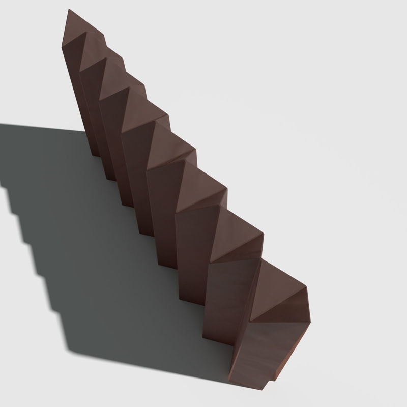 Modello 3D di recinzione origami
