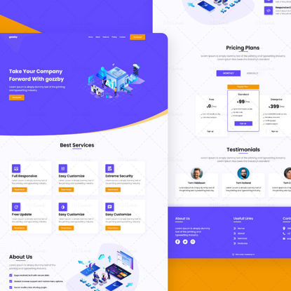 Gozzby Landing Page