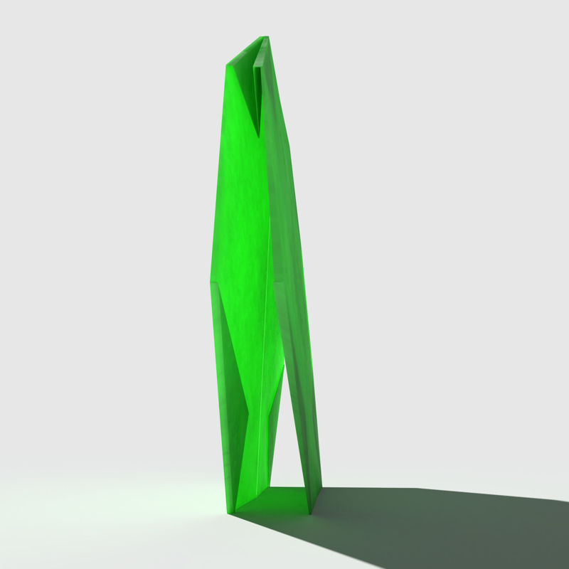 Model 3D Origami Bush