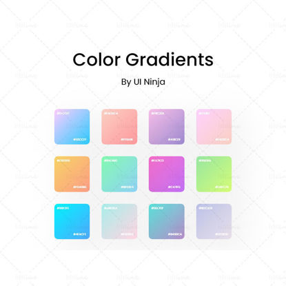 Color Gradients ui design