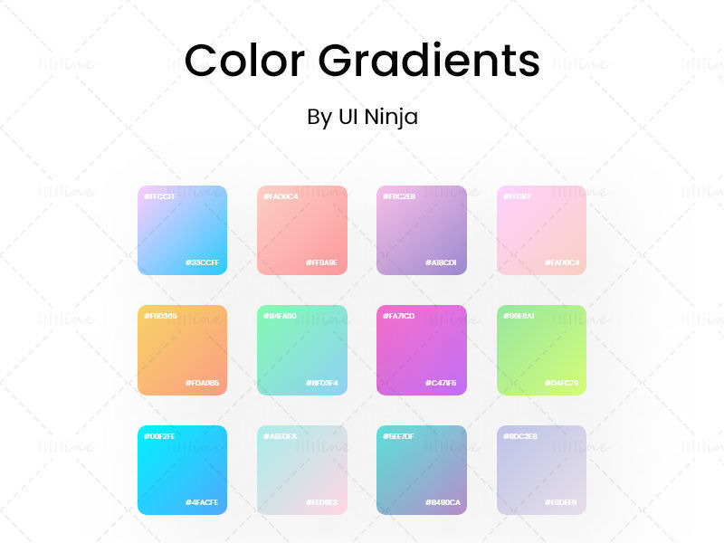 Color Gradients ui design