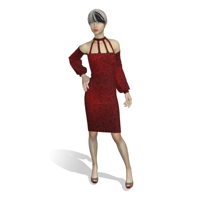 Virtual clothes 3d industry design