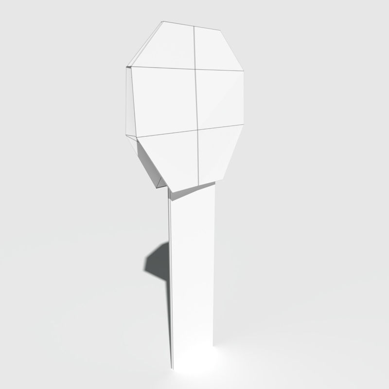 3Д модел Оригами Симпле Трее