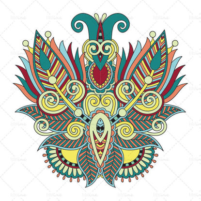 Traditional ethnic pattern vector ai