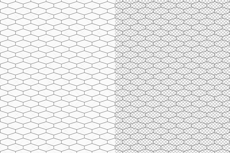 10 seamless line art geometric vector patterns