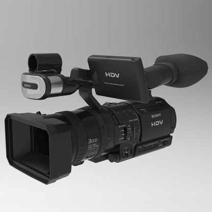 Kamera fotoaparát 3D model