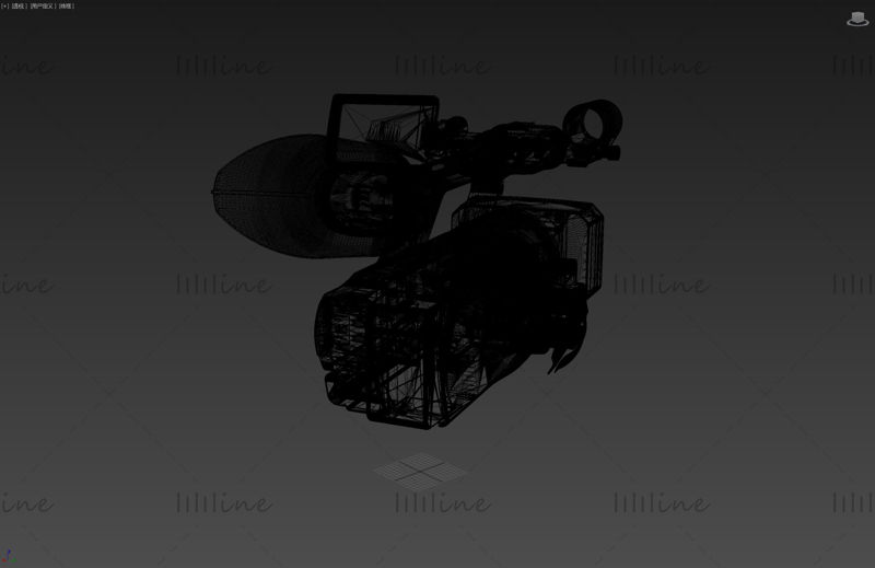 Kamera kamera 3D-s modell