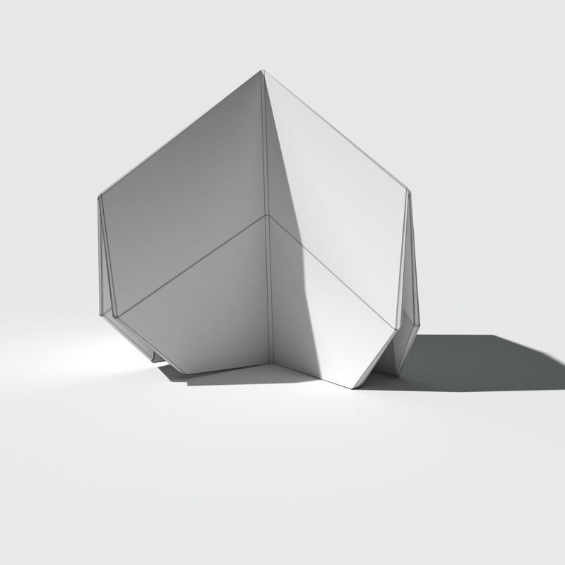 Оригами Бусх 4-сидед
