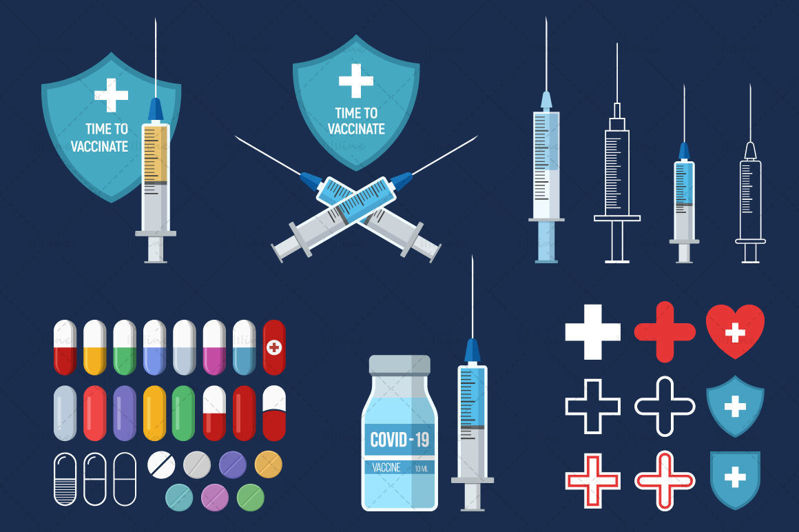 Illustrations médicales de pharmacie