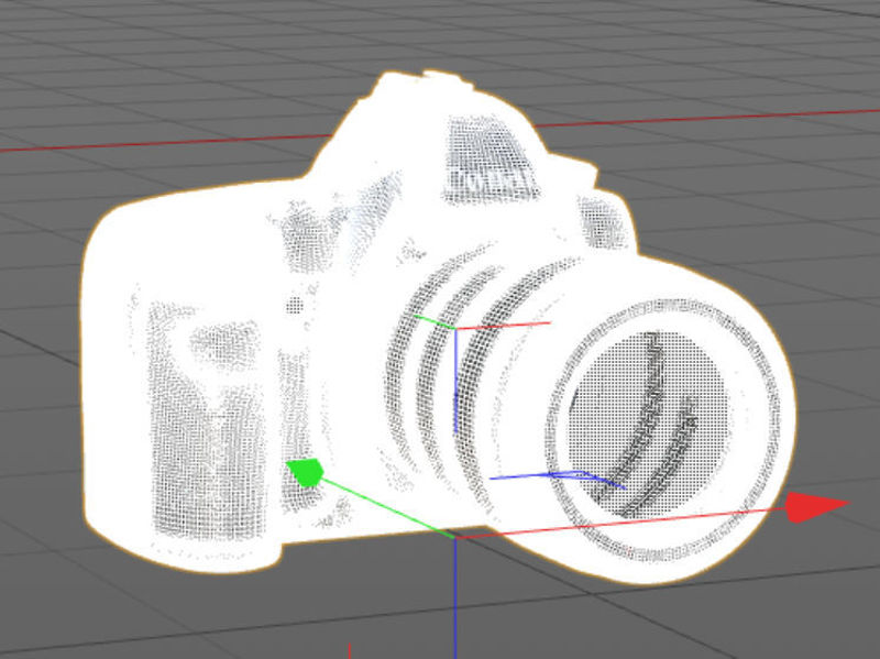 3D model fotoaparátu Canon SLR