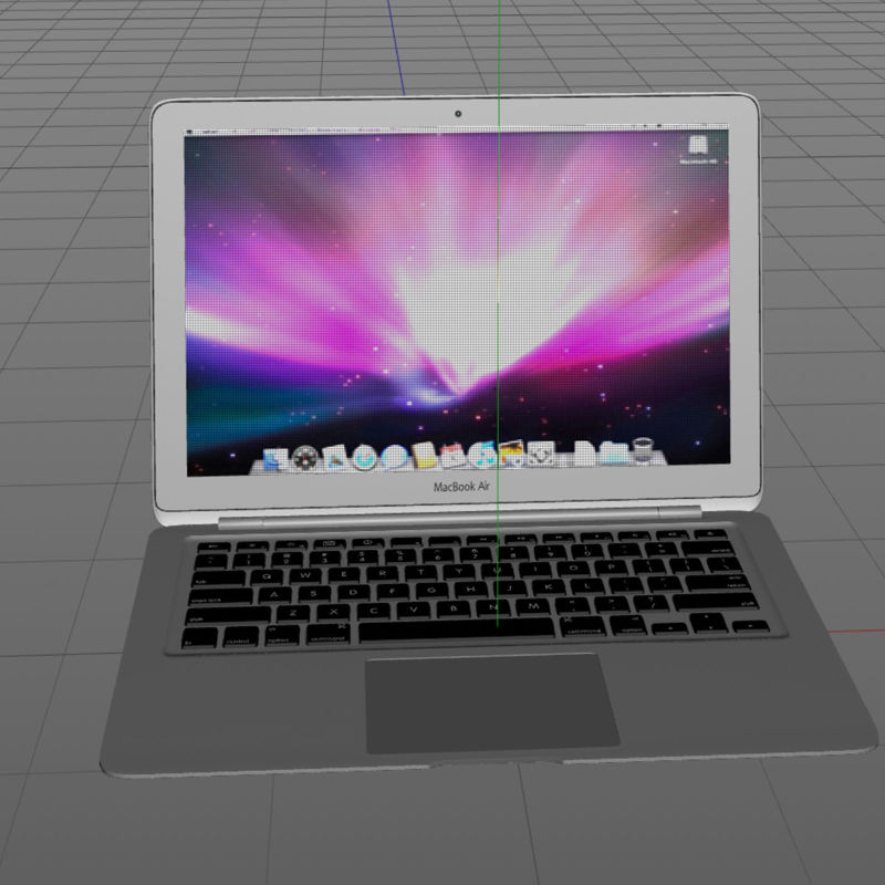 Modèle 3D de MacBook Air