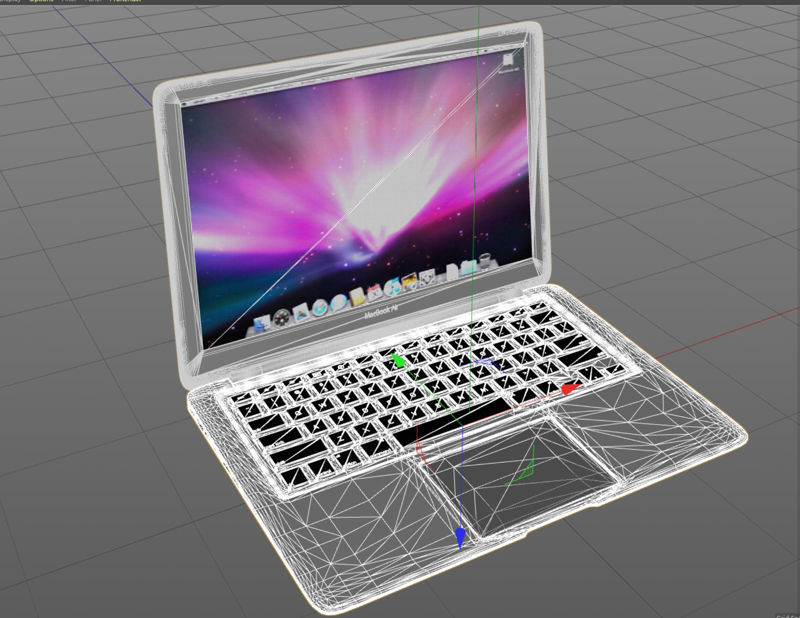 MacBook Air modelo 3d