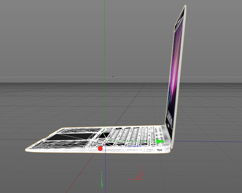 MacBook Air 3d modell