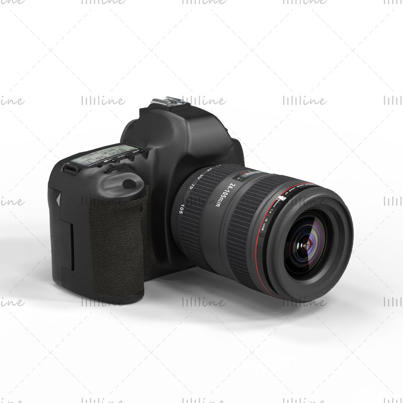 3D model fotoaparátu Canon SLR