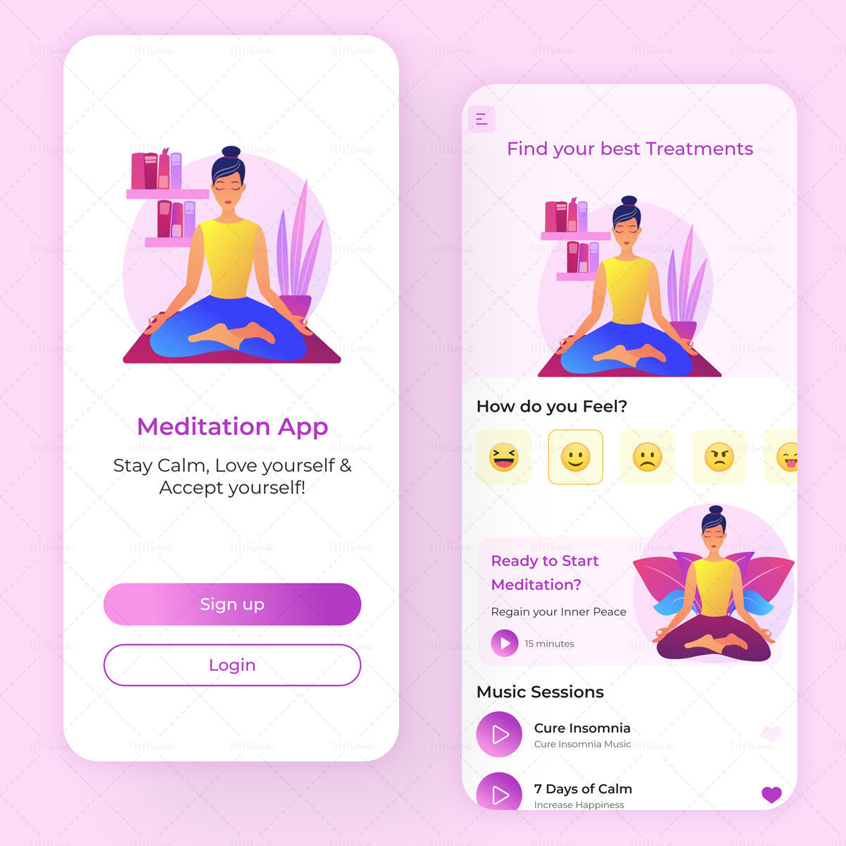 Meditation App UiUx