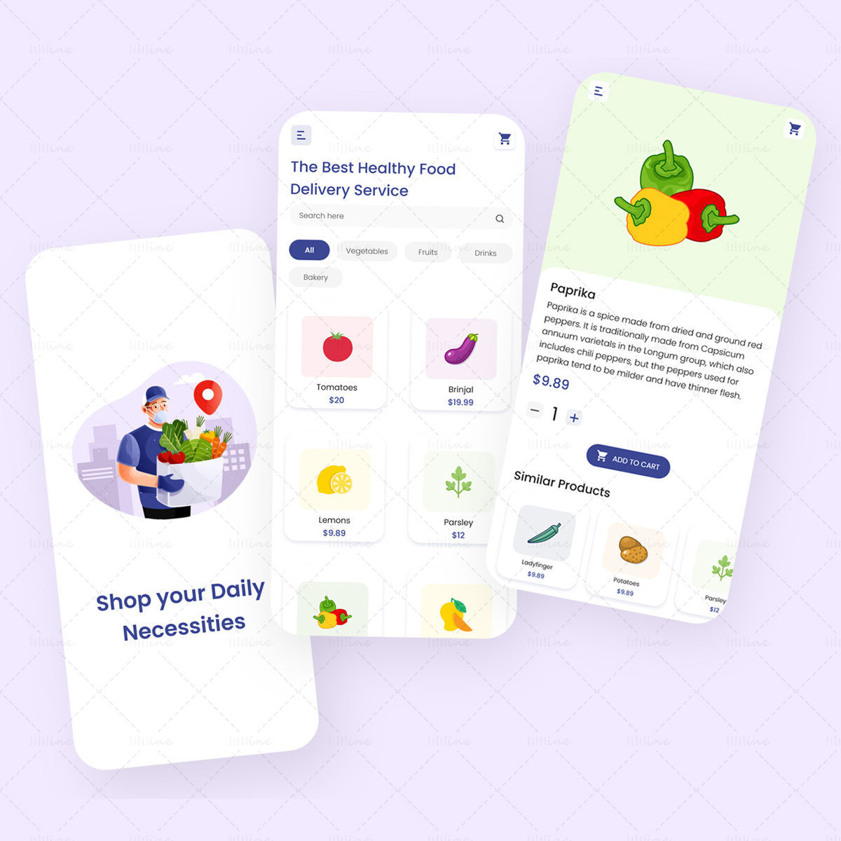 Grocery App UI