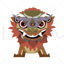 Chinese style traditional chinese new year year beast