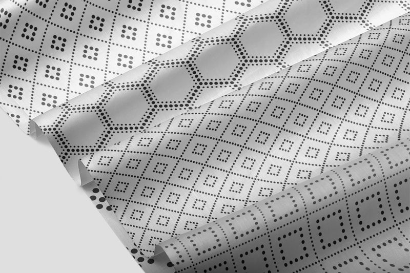 10 безшовни пунктирани геометрични векторни шарки