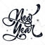 HandwrittenNew Year Art Word Font