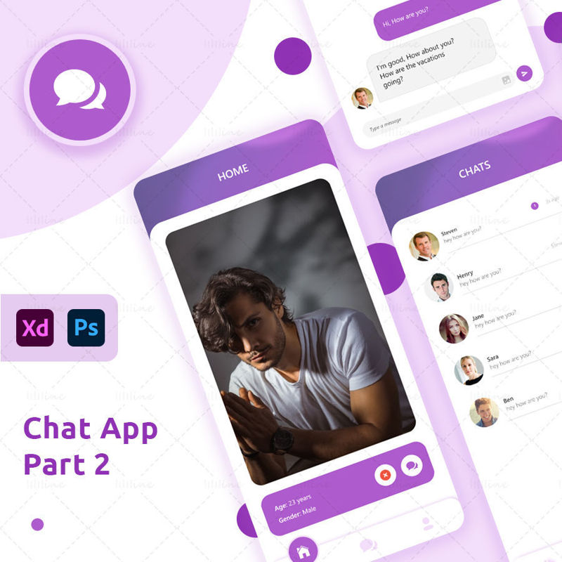 Chat App UI UX Design