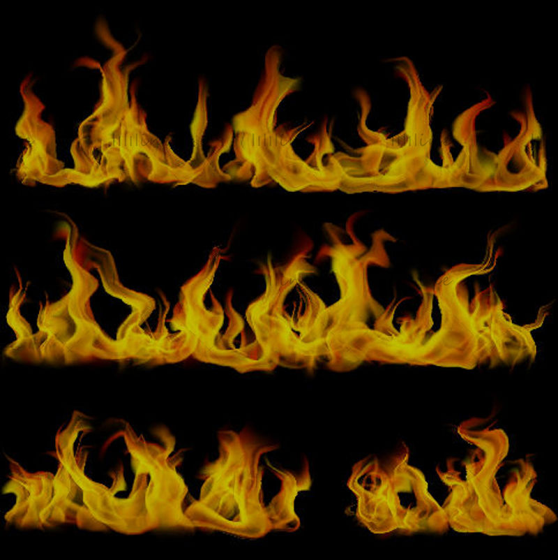 Flame background vector