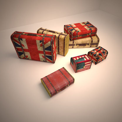 کیف های آنتیک مدل سه بعدی