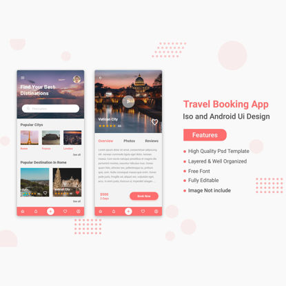 Дизајн корисничког интерфејса апликације за путовања