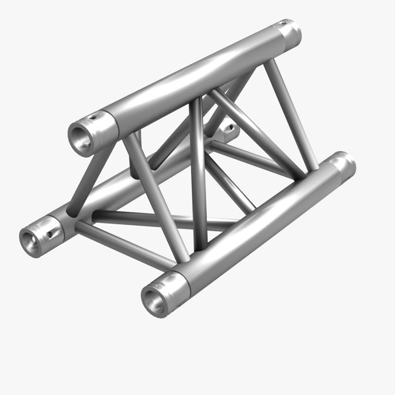 Triangular Trusses 3D Model Collection - 55 PCS Modular
