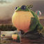 Mutant cartoon frog 3d model c4d project