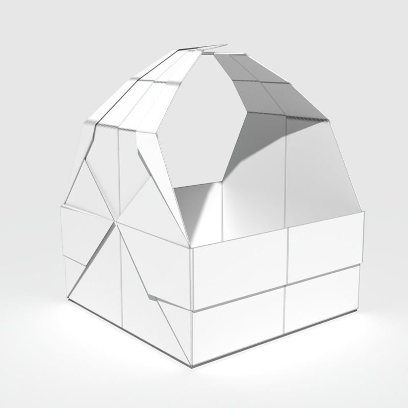 Origamimand 3d-model