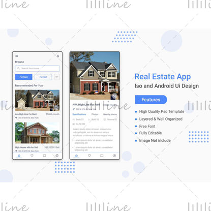 Real Estate Home Booking Mobile App UI Design