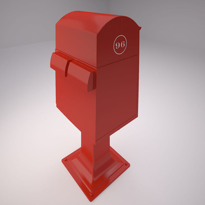 3Д модел поштанског сандучета