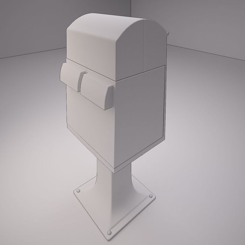 Postafiók 3D modell