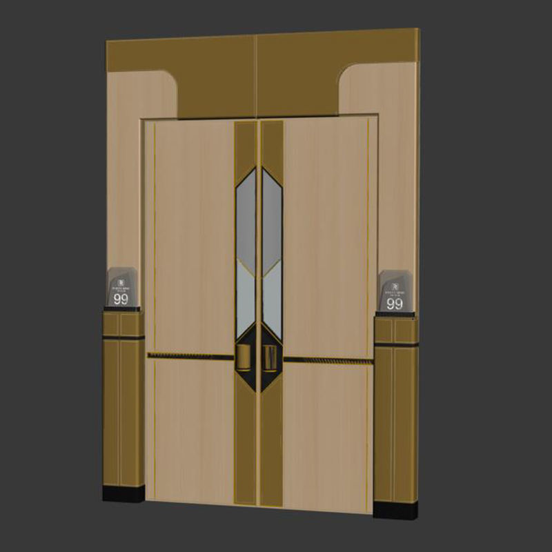 Light luxury door 3d model