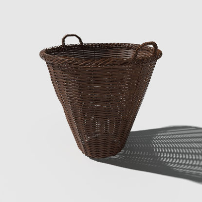 Wicker Basket 3d model
