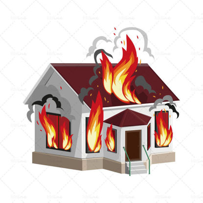 Vector fire insurance in property insurance