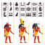 Ancient Egyptian cultural heritage icons
