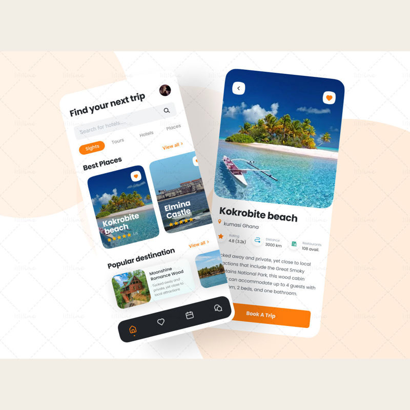 Travel app Design