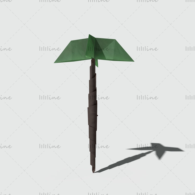 3D model Origami Palm