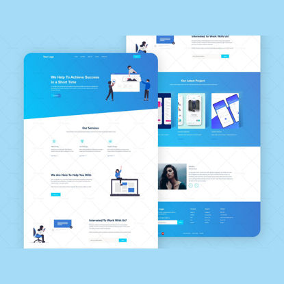 Agency Landing Page Web Design Template