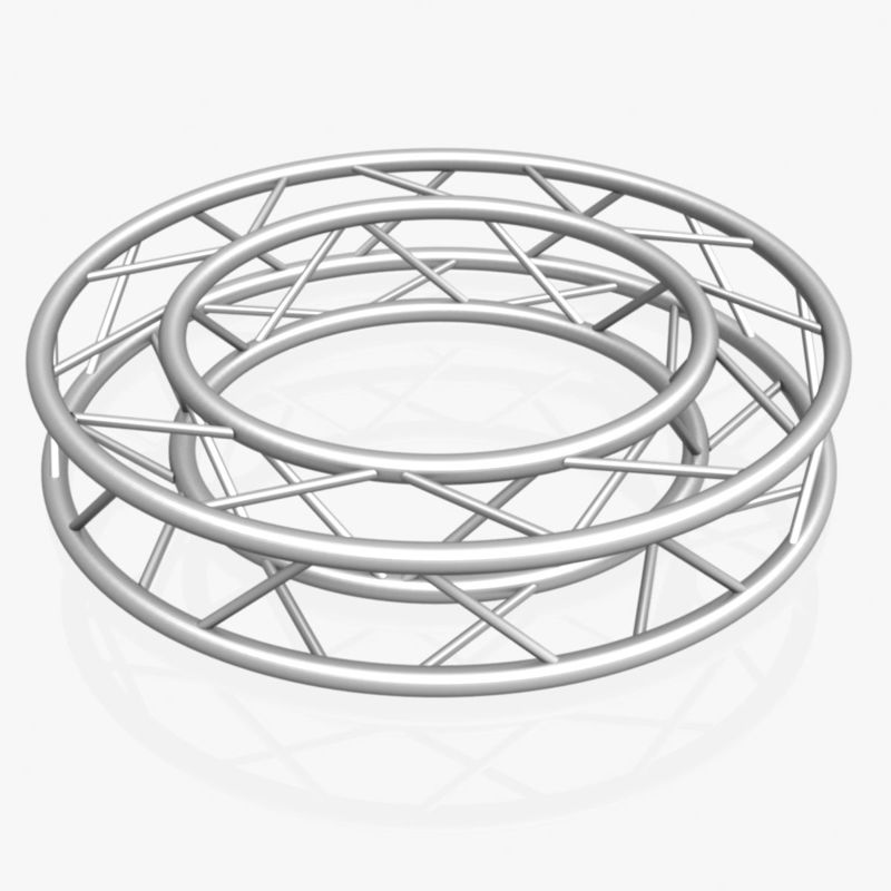 Circle Square Truss 3d-model - Volledige diameter 150 cm