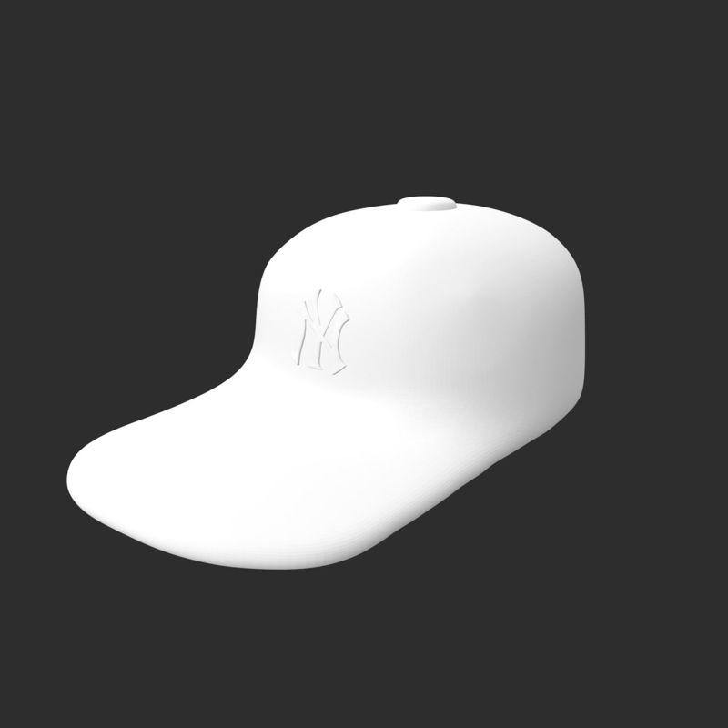 Modèle d'impression 3D de la casquette NY